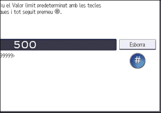Il·lustració de pantalla del panell d'operacions