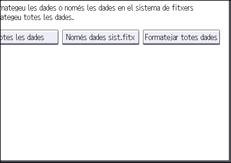 Il·lustració de pantalla del panell d'operacions