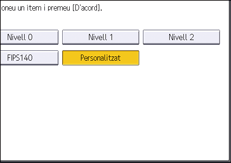 Il·lustració de pantalla del panell d'operacions