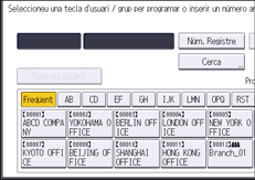 Il·lustració de pantalla del panell d'operacions