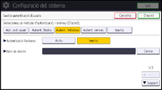 Il·lustració de pantalla del tauler d'operacions