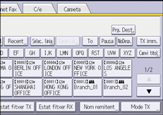 Il·lustració de pantalla del panell d'operacions