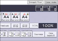 Il·lustració de pantalla del panell d'operacions
