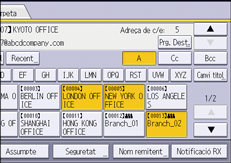 Il·lustració de pantalla del panell d'operacions