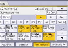 Il·lustració de pantalla del panell d'operacions