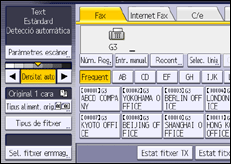 Il·lustració de pantalla del panell d'operacions