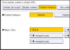 Ilustrace ovládacího panelu