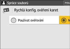 Ilustrace ovládacího panelu