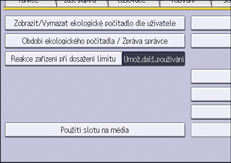 Ilustrace ovládacího panelu