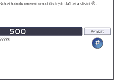 Ilustrace ovládacího panelu