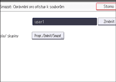 Ilustrace displeje ovládacího panelu