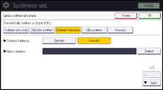 Ilustrace ovládacího panelu