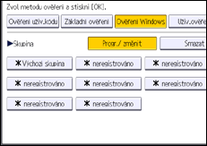Ilustrace ovládacího panelu