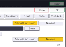Ilustrace ovládacího panelu