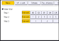 Ilustrace ovládacího panelu