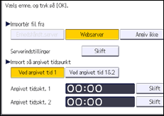 Operation panel screen illustration