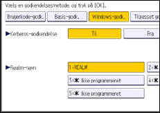 Operation panel screen illustration