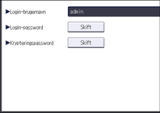 Operation panel screen illustration