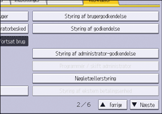 Operation panel screen illustration