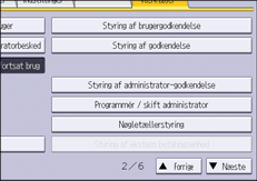 Operation panel screen illustration