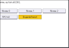 Operation panel screen illustration