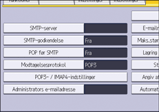 Operation panel screen illustration