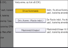 Operation panel screen illustration