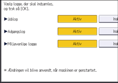 Operation panel screen illustration