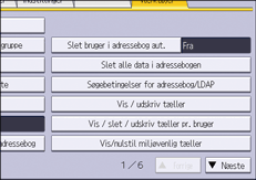 Operation panel screen illustration