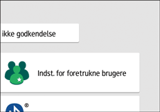 Operation panel screen illustration