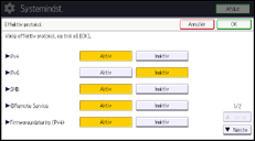 Operation panel screen illustration