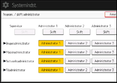 Operation panel screen illustration