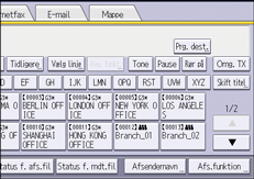 Operation panel screen illustration