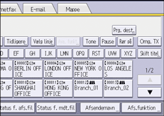 Operation panel screen illustration