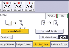 Operation panel screen illustration