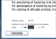 Operation panel screen illustration