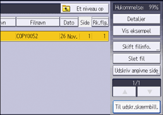 Operation panel screen illustration