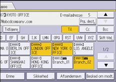 Operation panel screen illustration