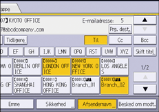 Operation panel screen illustration