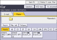 Operation panel screen illustration