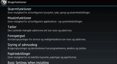 Operation panel screen illustration