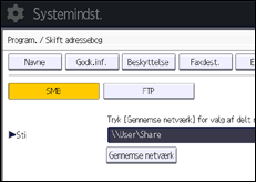 Operation panel screen illustration