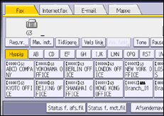 Operation panel screen illustration