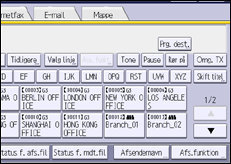 Operation panel screen illustration