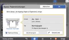 Abbildung Bedienfeld-Display