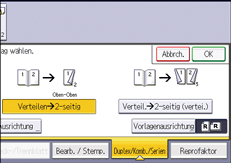 Abbildung Bedienfeld-Display