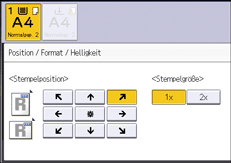 Abbildung Bedienfeld-Display