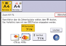 Abbildung Bedienfeld-Display