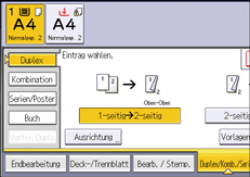 Abbildung Bedienfeld-Display