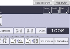 Abbildung Bedienfeld-Display